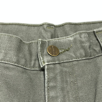 【中古品】【メンズ】 CARHARTT カーハート WASHED DUCK WORK DUNGAREE PANTS B11 M0S ウォッシュ ダック ワーク ダンガリーパンツ ボトムス ペインターパンツ 156-260912-ko-15-teih サイズ：32 カラー：モスグリーン 万代Net店