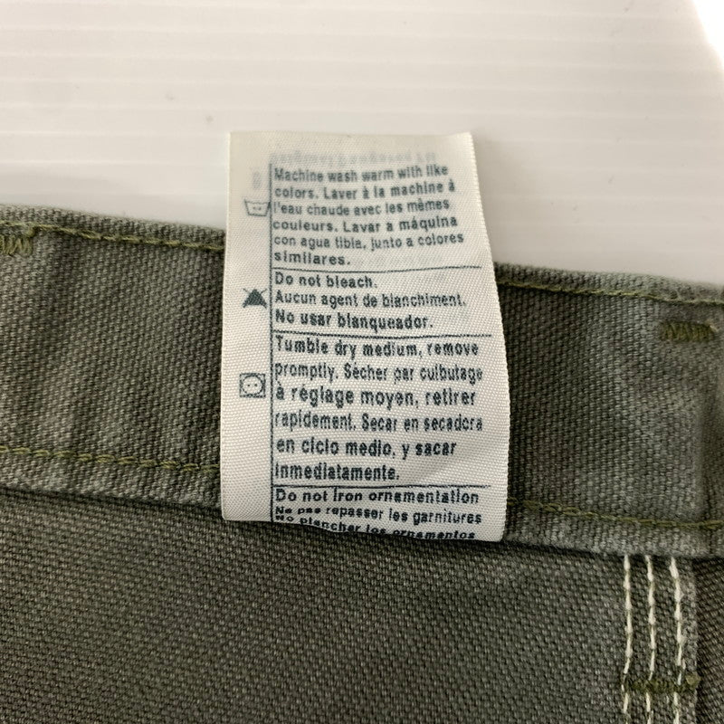 【中古品】【メンズ】 CARHARTT カーハート WASHED DUCK WORK DUNGAREE PANTS B11 M0S ウォッシュ ダック ワーク ダンガリーパンツ ボトムス ペインターパンツ 156-260912-ko-15-teih サイズ：32 カラー：モスグリーン 万代Net店
