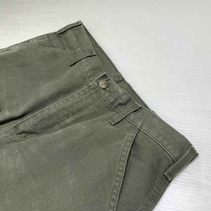 【中古品】【メンズ】 CARHARTT カーハート WASHED DUCK WORK DUNGAREE PANTS B11 M0S ウォッシュ ダック ワーク ダンガリーパンツ ボトムス ペインターパンツ 156-260912-ko-15-teih サイズ：32 カラー：モスグリーン 万代Net店