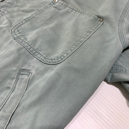 【現状渡し品】【メンズ】 Polo Country ポロ・カントリー 80's~ WORK JACKET VINTAGE 80年代 ワークジャケット ライトアウター ヴィンテージ 145-260912-ko-05-teih サイズ：M カラー：グリーン系 万代Net店