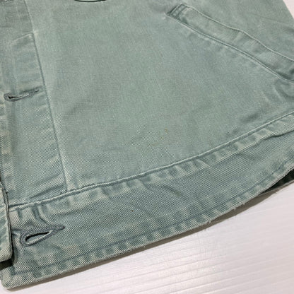 【現状渡し品】【メンズ】 Polo Country ポロ・カントリー 80's~ WORK JACKET VINTAGE 80年代 ワークジャケット ライトアウター ヴィンテージ 145-260912-ko-05-teih サイズ：M カラー：グリーン系 万代Net店