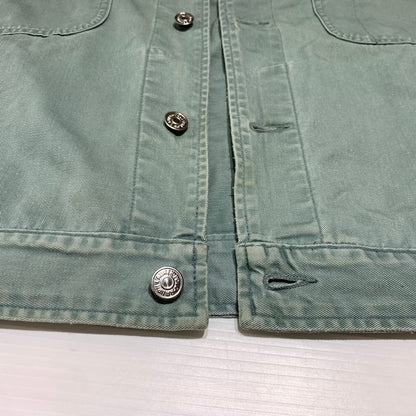 【現状渡し品】【メンズ】 Polo Country ポロ・カントリー 80's~ WORK JACKET VINTAGE 80年代 ワークジャケット ライトアウター ヴィンテージ 145-260912-ko-05-teih サイズ：M カラー：グリーン系 万代Net店