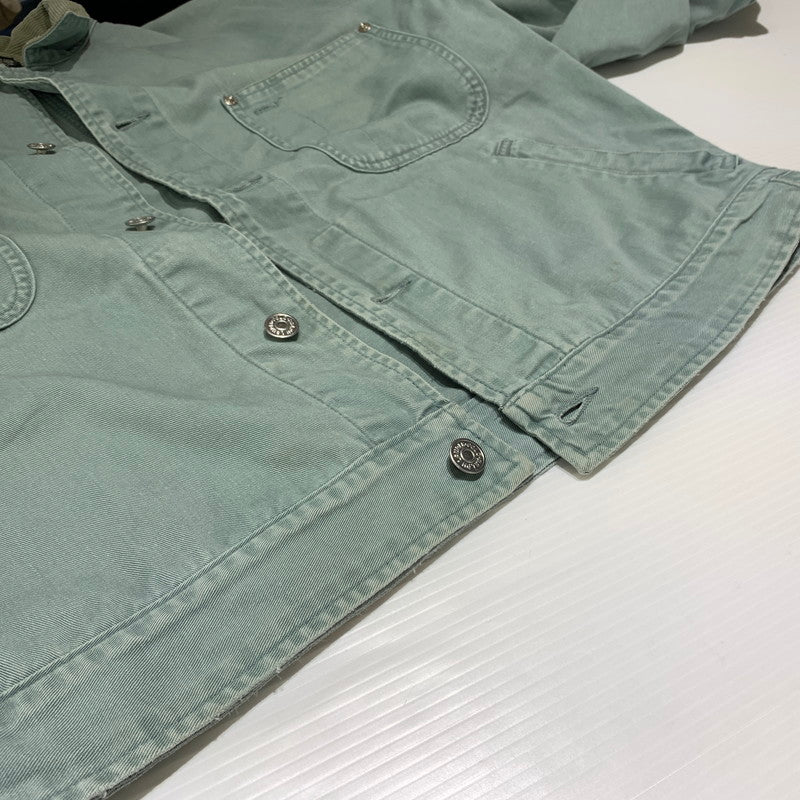 【現状渡し品】【メンズ】 Polo Country ポロ・カントリー 80's~ WORK JACKET VINTAGE 80年代 ワークジャケット ライトアウター ヴィンテージ 145-260912-ko-05-teih サイズ：M カラー：グリーン系 万代Net店