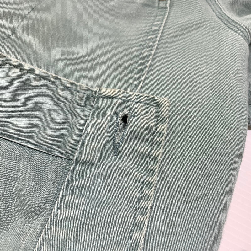 【現状渡し品】【メンズ】 Polo Country ポロ・カントリー 80's~ WORK JACKET VINTAGE 80年代 ワークジャケット ライトアウター ヴィンテージ 145-260912-ko-05-teih サイズ：M カラー：グリーン系 万代Net店