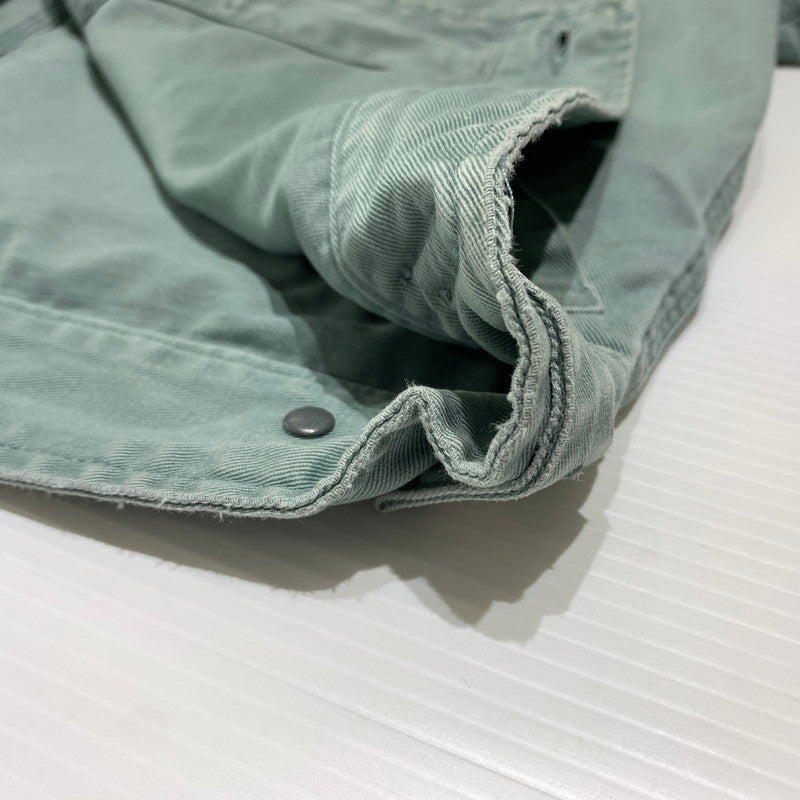 【現状渡し品】【メンズ】 Polo Country ポロ・カントリー 80's~ WORK JACKET VINTAGE 80年代 ワークジャケット ライトアウター ヴィンテージ 145-260912-ko-05-teih サイズ：M カラー：グリーン系 万代Net店