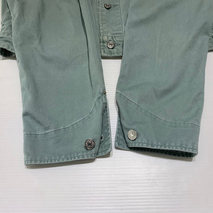 【現状渡し品】【メンズ】 Polo Country ポロ・カントリー 80's~ WORK JACKET VINTAGE 80年代 ワークジャケット ライトアウター ヴィンテージ 145-260912-ko-05-teih サイズ：M カラー：グリーン系 万代Net店