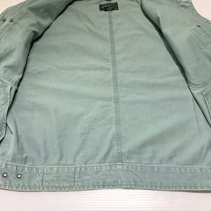 【現状渡し品】【メンズ】 Polo Country ポロ・カントリー 80's~ WORK JACKET VINTAGE 80年代 ワークジャケット ライトアウター ヴィンテージ 145-260912-ko-05-teih サイズ：M カラー：グリーン系 万代Net店