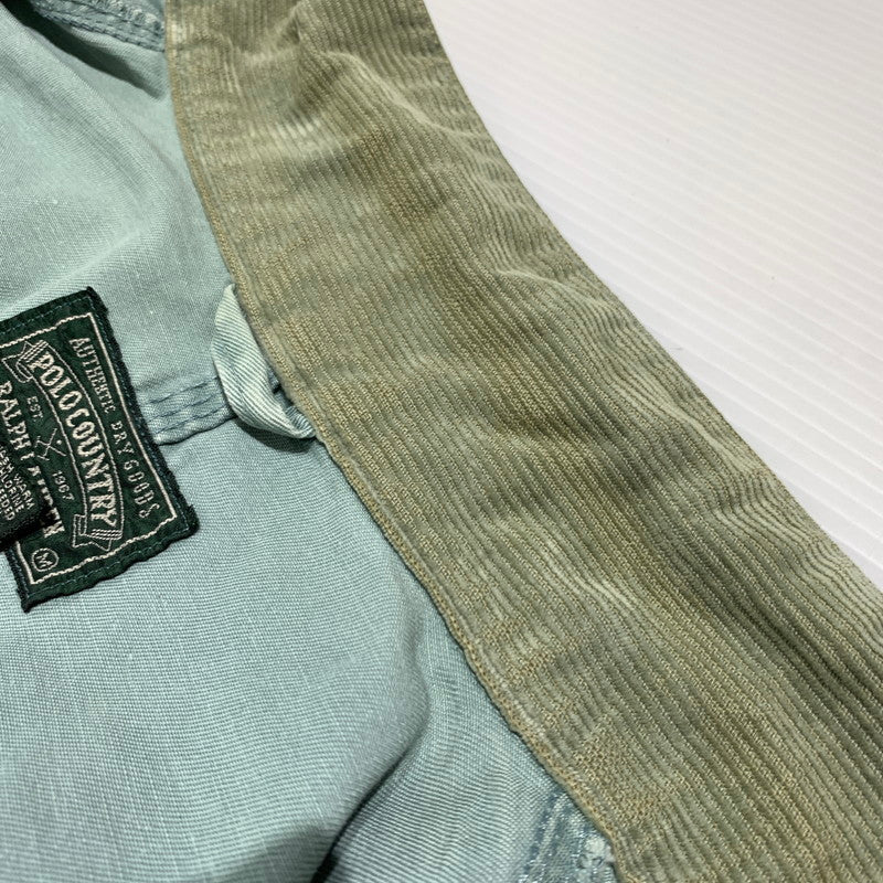 【現状渡し品】【メンズ】 Polo Country ポロ・カントリー 80's~ WORK JACKET VINTAGE 80年代 ワークジャケット ライトアウター ヴィンテージ 145-260912-ko-05-teih サイズ：M カラー：グリーン系 万代Net店