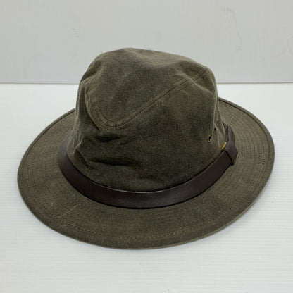 【中古品】【メンズ】 FILSON フィルソン SHELTER CLOTH PACKER HAT FSA2027 シェルター クロス パッカー ハット 帽子 オイル加工 185-260913-ko-20-teih サイズ：L カラー：カーキ 万代Net店