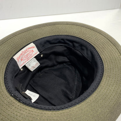 【中古品】【メンズ】 FILSON フィルソン SHELTER CLOTH PACKER HAT FSA2027 シェルター クロス パッカー ハット 帽子 オイル加工 185-260913-ko-20-teih サイズ：L カラー：カーキ 万代Net店
