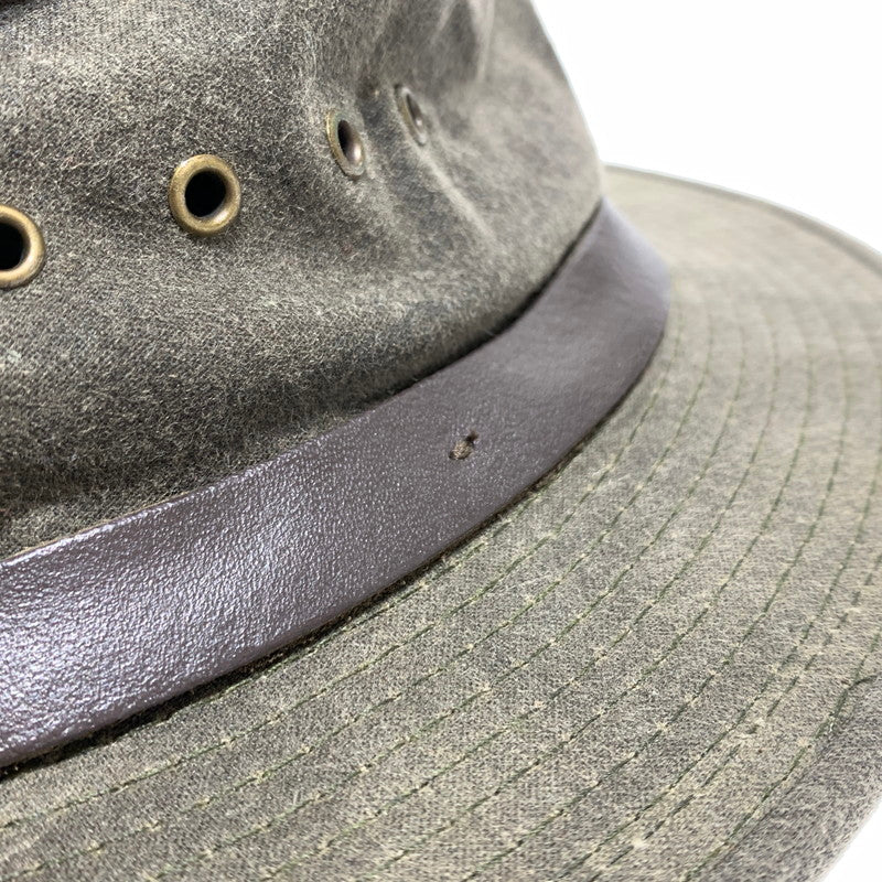 【中古品】【メンズ】 FILSON フィルソン SHELTER CLOTH PACKER HAT FSA2027 シェルター クロス パッカー ハット 帽子 オイル加工 185-260913-ko-20-teih サイズ：L カラー：カーキ 万代Net店