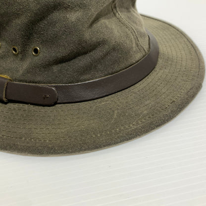 【中古品】【メンズ】 FILSON フィルソン SHELTER CLOTH PACKER HAT FSA2027 シェルター クロス パッカー ハット 帽子 オイル加工 185-260913-ko-20-teih サイズ：L カラー：カーキ 万代Net店