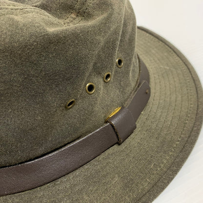 【中古品】【メンズ】 FILSON フィルソン SHELTER CLOTH PACKER HAT FSA2027 シェルター クロス パッカー ハット 帽子 オイル加工 185-260913-ko-20-teih サイズ：L カラー：カーキ 万代Net店