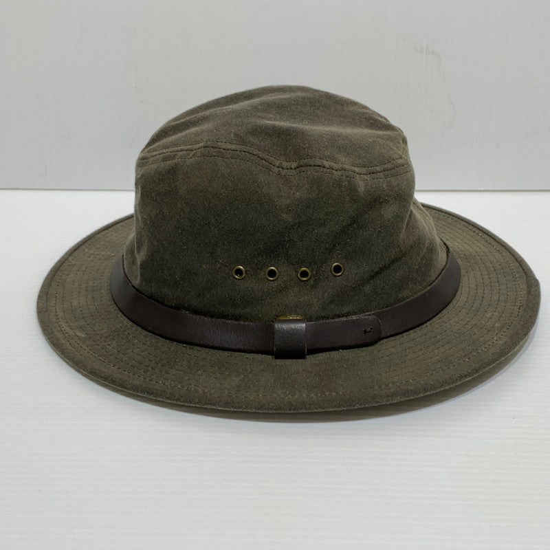 【中古品】【メンズ】 FILSON フィルソン SHELTER CLOTH PACKER HAT FSA2027 シェルター クロス パッカー ハット 帽子 オイル加工 185-260913-ko-20-teih サイズ：L カラー：カーキ 万代Net店