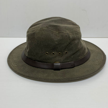 【中古品】【メンズ】 FILSON フィルソン SHELTER CLOTH PACKER HAT FSA2027 シェルター クロス パッカー ハット 帽子 オイル加工 185-260913-ko-20-teih サイズ：L カラー：カーキ 万代Net店
