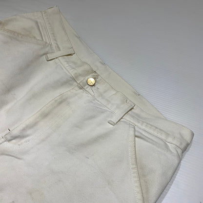 【現状渡し品】【メンズ】 Carhartt WIP カーハート ワークインプログレス DOUBLE KNEE PANTS I031501 ダブルニー パンツ ボトムス ワークパンツ 156-260912-ko-14-teih サイズ：34 カラー：ホワイト 万代Net店