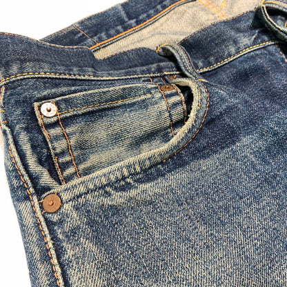 【現状渡し品】【メンズ】 EVISU エヴィス DENIM PANTS デニムパンツ ボトムス ジーンズ グリーンカモメ 156-260912-ko-16-teih サイズ：36 カラー：インディゴ 万代Net店