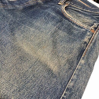 【現状渡し品】【メンズ】 EVISU エヴィス DENIM PANTS デニムパンツ ボトムス ジーンズ グリーンカモメ 156-260912-ko-16-teih サイズ：36 カラー：インディゴ 万代Net店