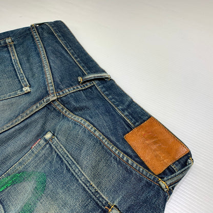 【現状渡し品】【メンズ】 EVISU エヴィス DENIM PANTS デニムパンツ ボトムス ジーンズ グリーンカモメ 156-260912-ko-16-teih サイズ：36 カラー：インディゴ 万代Net店