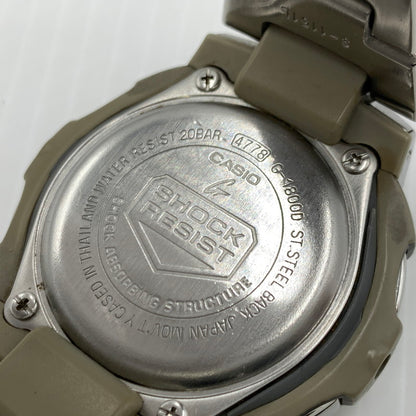 【中古品】【メンズ】 G-SHOCK ジーショック ANALOG DIGITAL QUARTZ WATCH G-1800D-2AJF アナログ デジタル クォーツ腕時計 196-261008-ss-02-teih カラー：シルバー 万代Net店