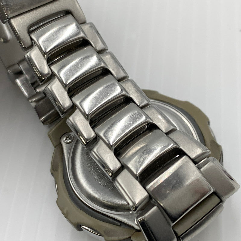 【中古品】【メンズ】 G-SHOCK ジーショック ANALOG DIGITAL QUARTZ WATCH G-1800D-2AJF アナログ デジタル クォーツ腕時計 196-261008-ss-02-teih カラー：シルバー 万代Net店
