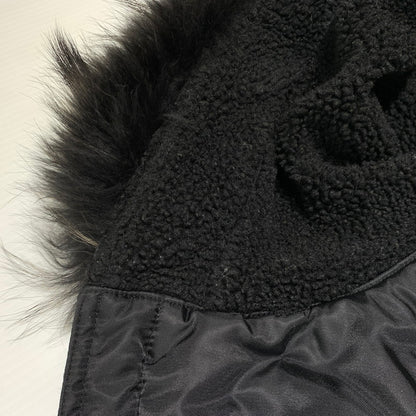 【中古品】【メンズ】 JUNHASHIMOTO ジュンハシモト × nano universe ナノ ユニバース 別注 コラボ N-3B FLIGHT JACKET NUC43BZ0693TN フライトジャケット アウター 140-260912-ko-09-teih サイズ：S カラー：ブラック 万代Net店