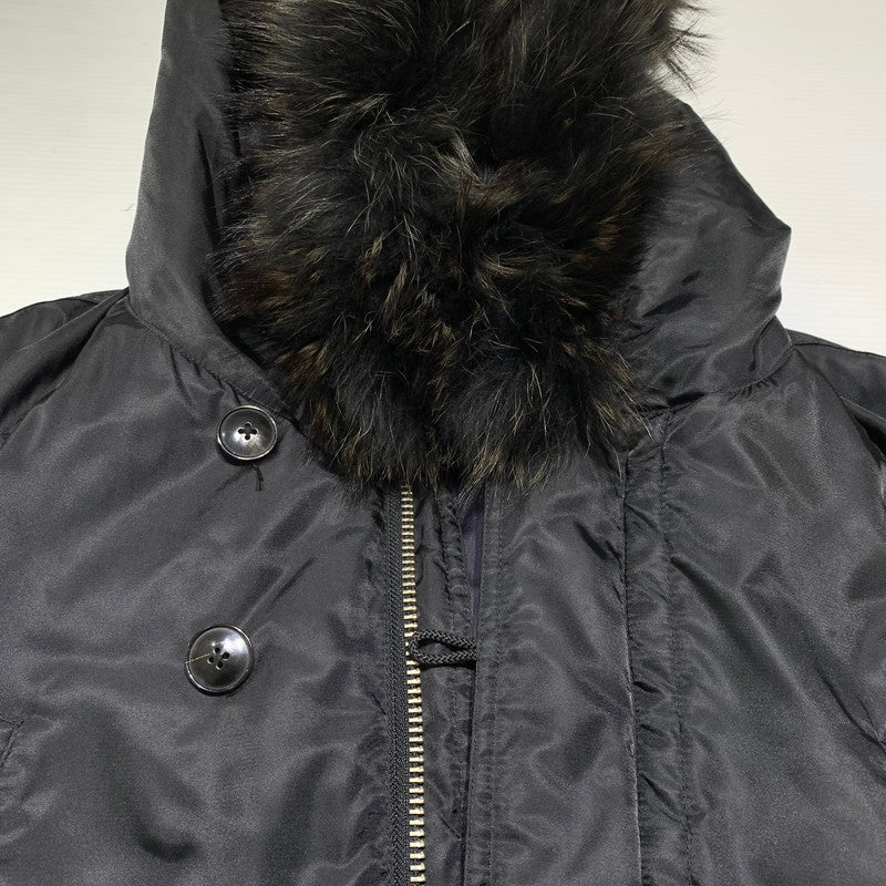 【中古品】【メンズ】 JUNHASHIMOTO ジュンハシモト × nano universe ナノ ユニバース 別注 コラボ N-3B FLIGHT JACKET NUC43BZ0693TN フライトジャケット アウター 140-260912-ko-09-teih サイズ：S カラー：ブラック 万代Net店