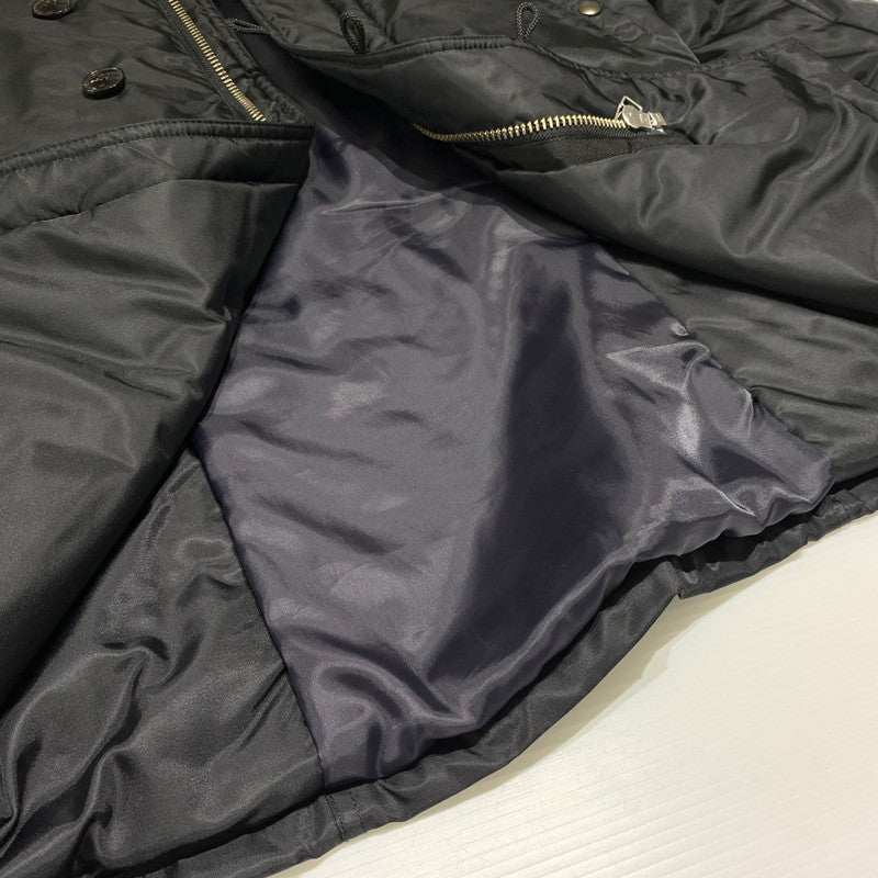【中古品】【メンズ】 JUNHASHIMOTO ジュンハシモト × nano universe ナノ ユニバース 別注 コラボ N-3B FLIGHT JACKET NUC43BZ0693TN フライトジャケット アウター 140-260912-ko-09-teih サイズ：S カラー：ブラック 万代Net店