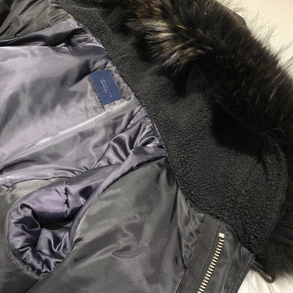 【中古品】【メンズ】 JUNHASHIMOTO ジュンハシモト × nano universe ナノ ユニバース 別注 コラボ N-3B FLIGHT JACKET NUC43BZ0693TN フライトジャケット アウター 140-260912-ko-09-teih サイズ：S カラー：ブラック 万代Net店