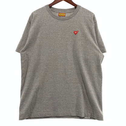 【中古品】【メンズ】 HUMAN MADE ヒューマンメイド STORES EXCLUSIVE HEART BADGE T-SHIRT HM00CS002 ストア エクスクルーシブ ハート バッジ Tシャツ 半袖 トップス 142-260913-ko-07-teih サイズ：L カラー：グレー 万代Net店