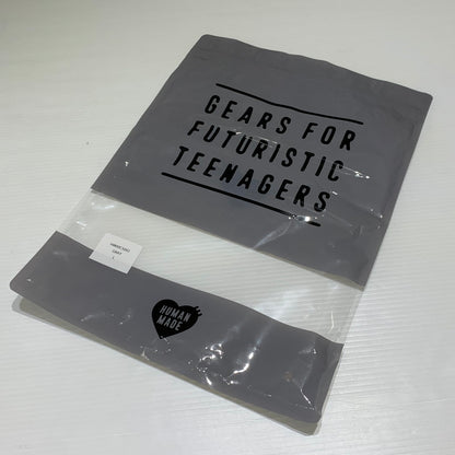 【中古品】【メンズ】 HUMAN MADE ヒューマンメイド STORES EXCLUSIVE HEART BADGE T-SHIRT HM00CS002 ストア エクスクルーシブ ハート バッジ Tシャツ 半袖 トップス 142-260913-ko-07-teih サイズ：L カラー：グレー 万代Net店