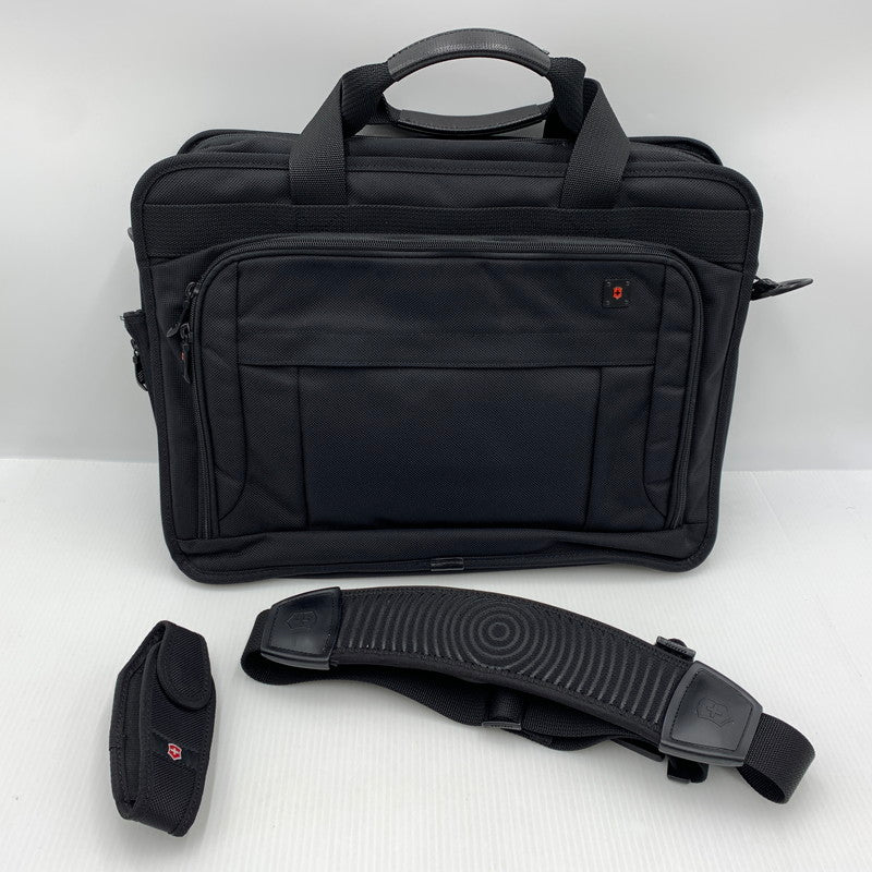 【中古品】【メンズ】 VICTORINOX ビクトリノックス 2WAY BRIEF CASE ツーウェイ ブリーフ ケース カバン 188-260914-sa-03-teih カラー：ブラック 万代Net店