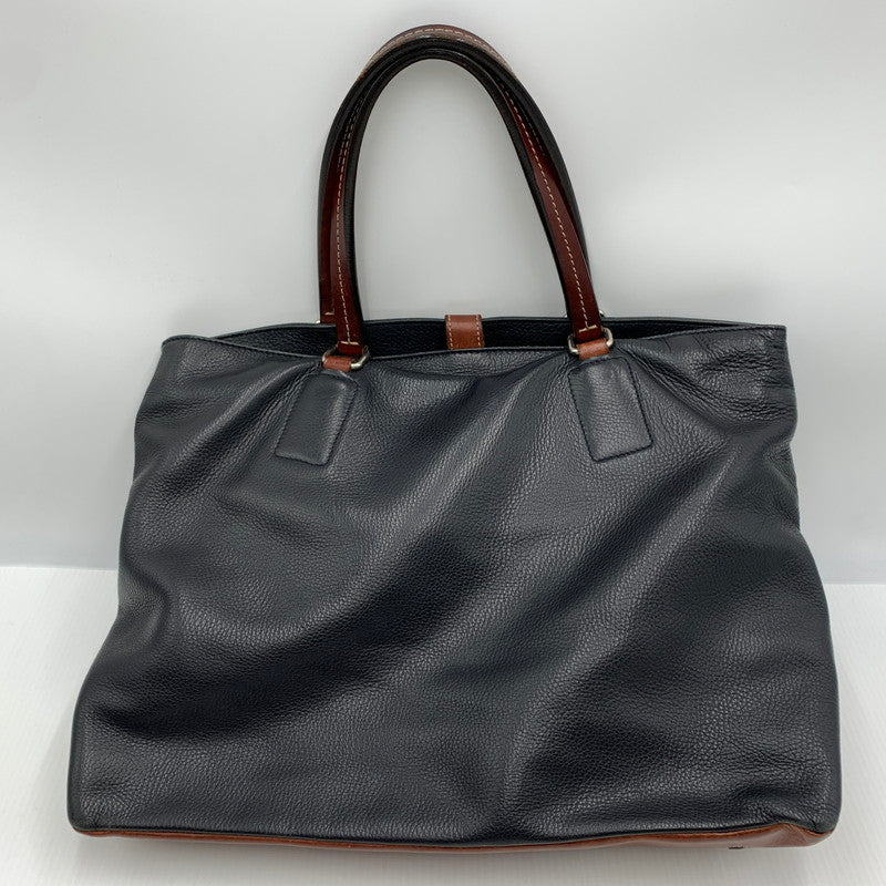 【中古品】【メンズ】 DANIEL＆BOB ダニエル ボブ × TOMORROW LAND トゥモローランド 別注コラボ BAIN ALCE LEATHER TOTE バイン アルチェ レザー トート カバン 188-260914-sa-01-teih カラー：ブラック 万代Net店