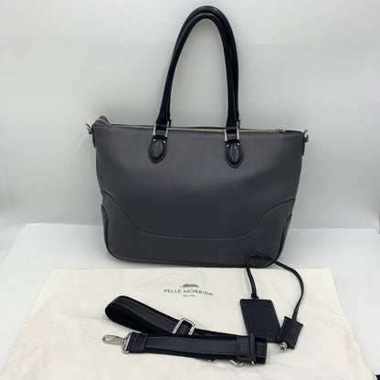 【中古品】【メンズ】 PELLE MORBIDA ペッレモルビダ MAIDEN VOYAGE メイデン ボヤージュ カバン 188-260914-sa-02-teih カラー：グレー 万代Net店