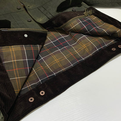 【中古品】【メンズ】 BARBOUR バブアー × Levi's リーバイス 別注 コラボ TYPE2 TRACKER WAX JACKET 252MWX2522 トラッカー ワックス ジャケット アウター 144-260913-ko-17-teih サイズ：S カラー：カーキ 万代Net店