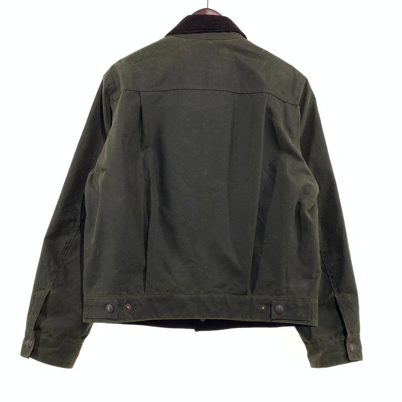 【中古品】【メンズ】 BARBOUR バブアー × Levi's リーバイス 別注 コラボ TYPE2 TRACKER WAX JACKET 252MWX2522 トラッカー ワックス ジャケット アウター 144-260913-ko-17-teih サイズ：S カラー：カーキ 万代Net店