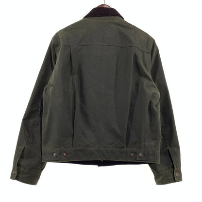 【中古品】【メンズ】 BARBOUR バブアー × Levi's リーバイス 別注 コラボ TYPE2 TRACKER WAX JACKET 252MWX2522 トラッカー ワックス ジャケット アウター 144-260913-ko-17-teih サイズ：S カラー：カーキ 万代Net店