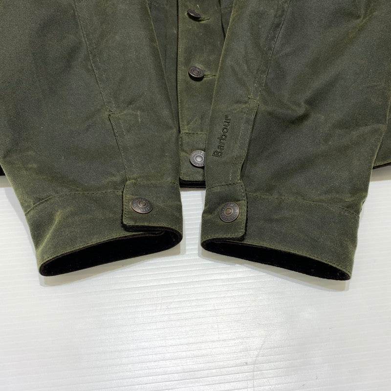 【中古品】【メンズ】 BARBOUR バブアー × Levi's リーバイス 別注 コラボ TYPE2 TRACKER WAX JACKET 252MWX2522 トラッカー ワックス ジャケット アウター 144-260913-ko-17-teih サイズ：S カラー：カーキ 万代Net店