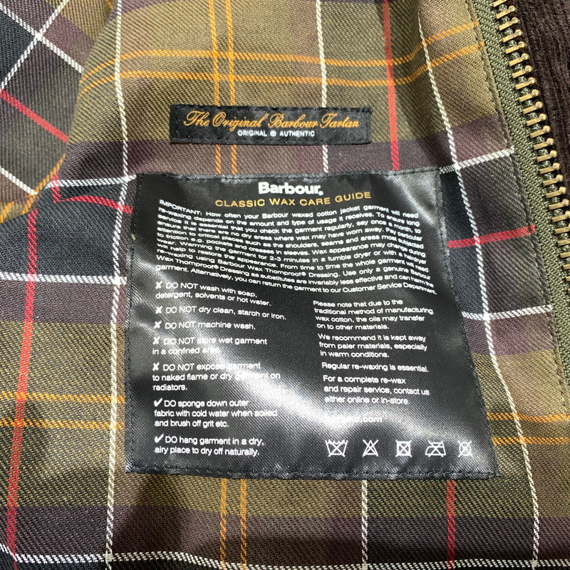 【中古品】【メンズ】 BARBOUR バブアー × Levi's リーバイス 別注 コラボ TYPE2 TRACKER WAX JACKET 252MWX2522 トラッカー ワックス ジャケット アウター 144-260913-ko-17-teih サイズ：S カラー：カーキ 万代Net店