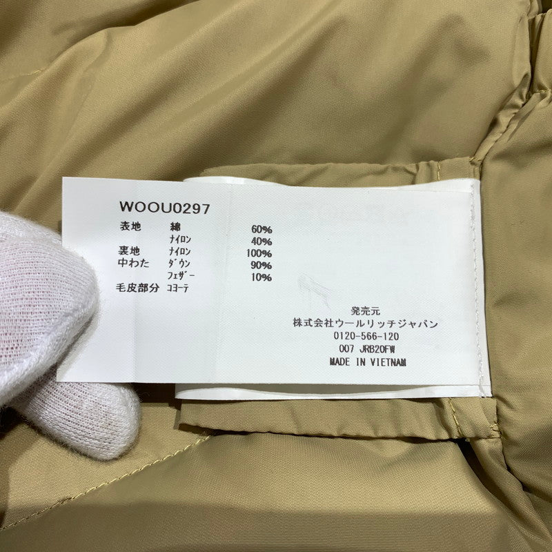 【中古品】【メンズ】 WOOLRICH ウールリッチ NEW ARCTIC PARKA WOOU0297 ニューアークティックパーカー アウター ダウンジャケット 144-260913-ko-16-teih サイズ：USA S カラー：ブラック 万代Net店