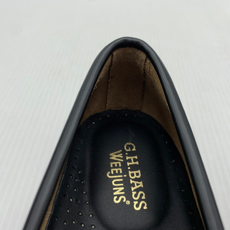 【中古品】【メンズ】 G.H.BASS ジーエイチバス LARSON MOC PENNY BA11010H-001 ラーソン モック ペニー 靴 ローファー 164-260917-ko-12-teih サイズ：US8 カラー：ブラック 万代Net店