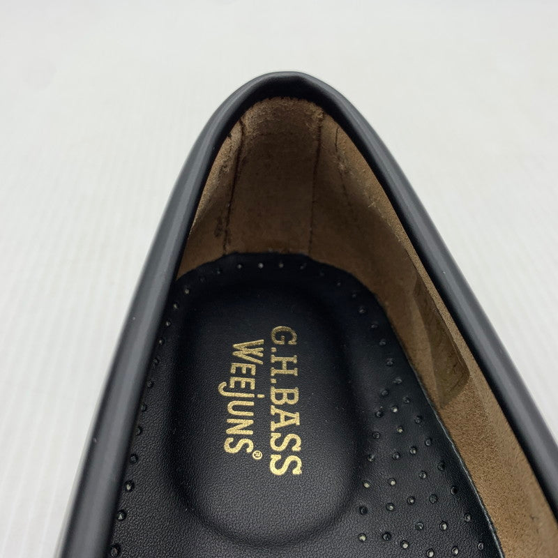 【中古品】【メンズ】 G.H.BASS ジーエイチバス LARSON MOC PENNY BA11010H-001 ラーソン モック ペニー 靴 ローファー 164-260917-ko-12-teih サイズ：US8 カラー：ブラック 万代Net店