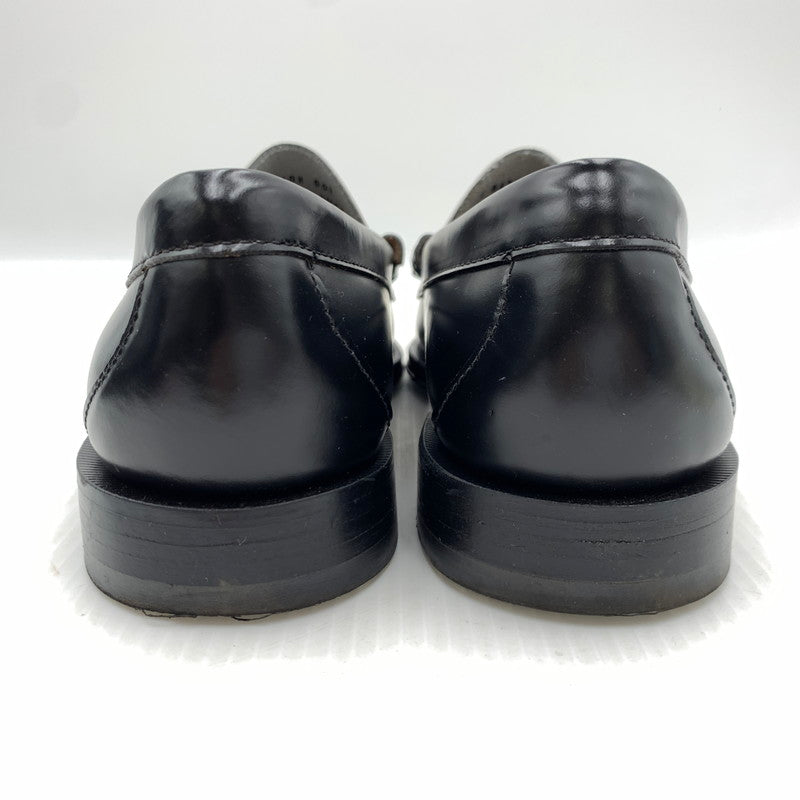 【中古品】【メンズ】 G.H.BASS ジーエイチバス LARSON MOC PENNY BA11010H-001 ラーソン モック ペニー 靴 ローファー 164-260917-ko-12-teih サイズ：US8 カラー：ブラック 万代Net店
