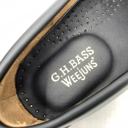 【中古品】【メンズ】 G.H.BASS ジーエイチバス LARSON MOC PENNY BA11010H-001 ラーソン モック ペニー 靴 ローファー 164-260917-ko-12-teih サイズ：US8 カラー：ブラック 万代Net店