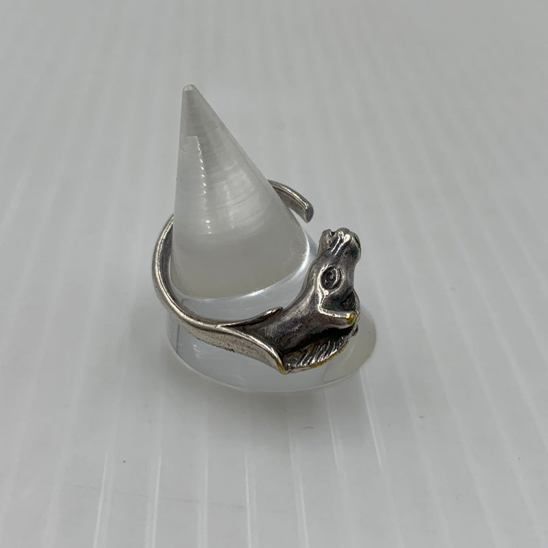 【現状渡し品】【メンズ】 HERMES エルメス CHEVAL HORSE MOTIF RING シュバル ホース モチーフ リング 指輪 アクセサリー 182-260915-sa-26-teih サイズ：12号 カラー：シルバー 12号 万代Net店