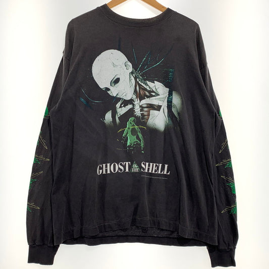 【中古品】【メンズ】 SAINT Mxxxxxx セントマイケル GS_LS TEE/GITS SM-YS1-0000-C33 ロングスリーブ Tシャツ 長袖 トップス 攻殻機動隊 142-260913-ko-02-teih サイズ：M カラー：ブラック系/チャコール系 万代Net店