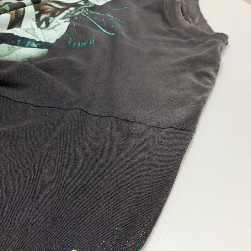 【中古品】【メンズ】 SAINT Mxxxxxx セントマイケル GS_LS TEE/GITS SM-YS1-0000-C33 ロングスリーブ Tシャツ 長袖 トップス 攻殻機動隊 142-260913-ko-02-teih サイズ：M カラー：ブラック系/チャコール系 万代Net店