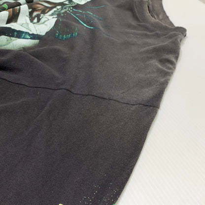 【中古品】【メンズ】 SAINT Mxxxxxx セントマイケル GS_LS TEE/GITS SM-YS1-0000-C33 ロングスリーブ Tシャツ 長袖 トップス 攻殻機動隊 142-260913-ko-02-teih サイズ：M カラー：ブラック系/チャコール系 万代Net店