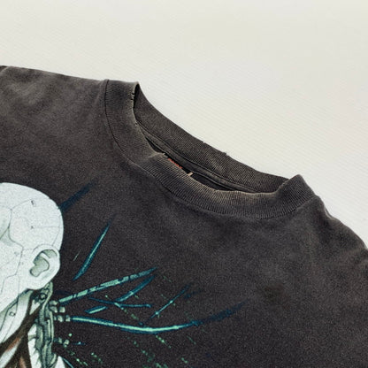 【中古品】【メンズ】 SAINT Mxxxxxx セントマイケル GS_LS TEE/GITS SM-YS1-0000-C33 ロングスリーブ Tシャツ 長袖 トップス 攻殻機動隊 142-260913-ko-02-teih サイズ：M カラー：ブラック系/チャコール系 万代Net店