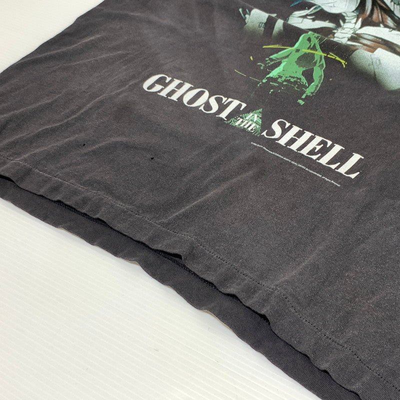 【中古品】【メンズ】 SAINT Mxxxxxx セントマイケル GS_LS TEE/GITS SM-YS1-0000-C33 ロングスリーブ Tシャツ 長袖 トップス 攻殻機動隊 142-260913-ko-02-teih サイズ：M カラー：ブラック系/チャコール系 万代Net店